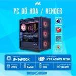 PC RENDER i9-4070 (i9-14900K, RTX 4070 OC 12GB, Ram 64GB DDR5, SSD 1TB, 1000W) #3 #2 #2